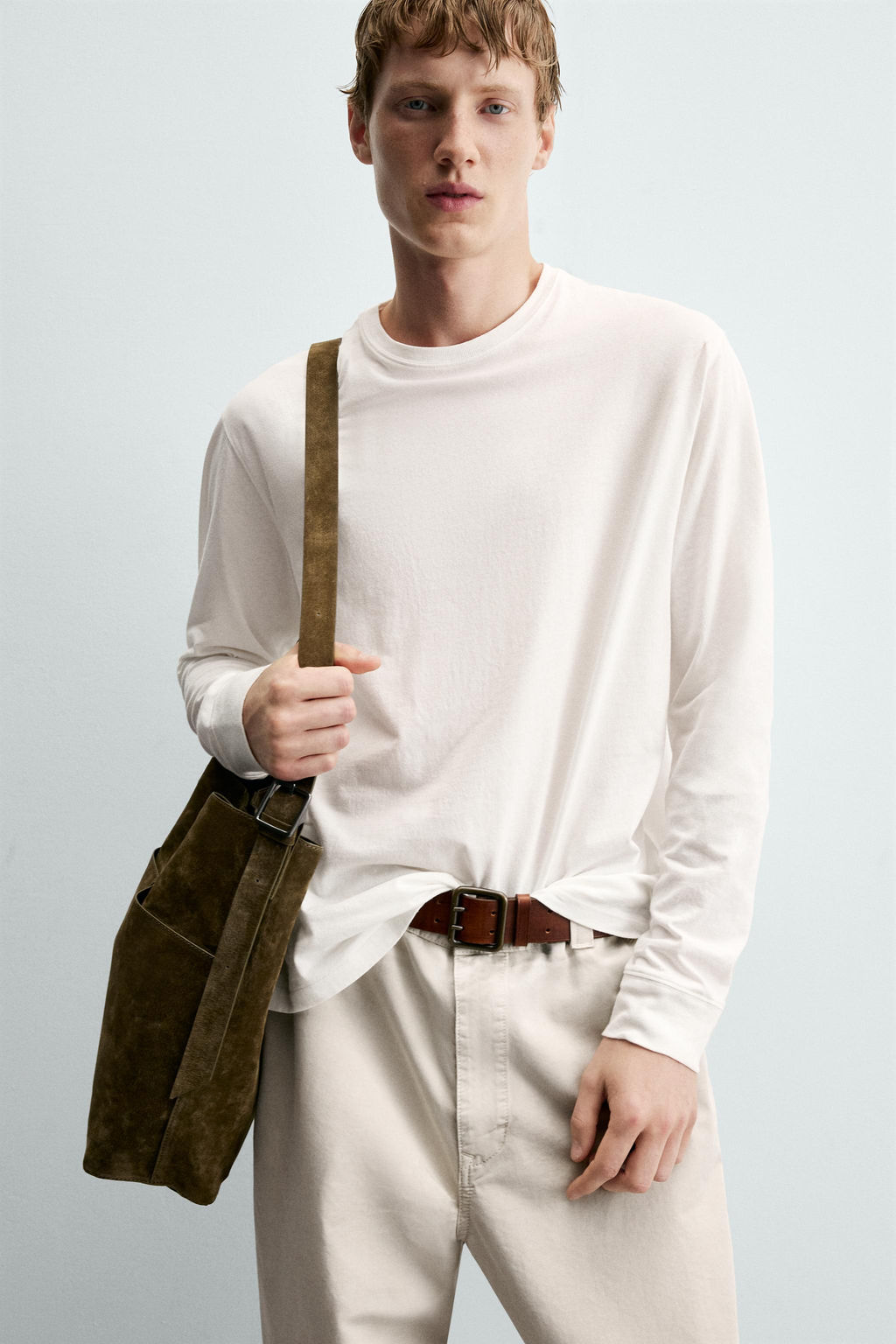 CAMISETA LIGHTWEIGHT MANGA LARGA / Blanco - Zara фото 6