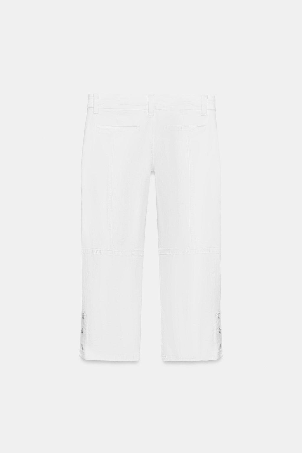 JEANS ZW COLLECTION CAPRI TIRO MEDIO / Blanco - Zara фото 8