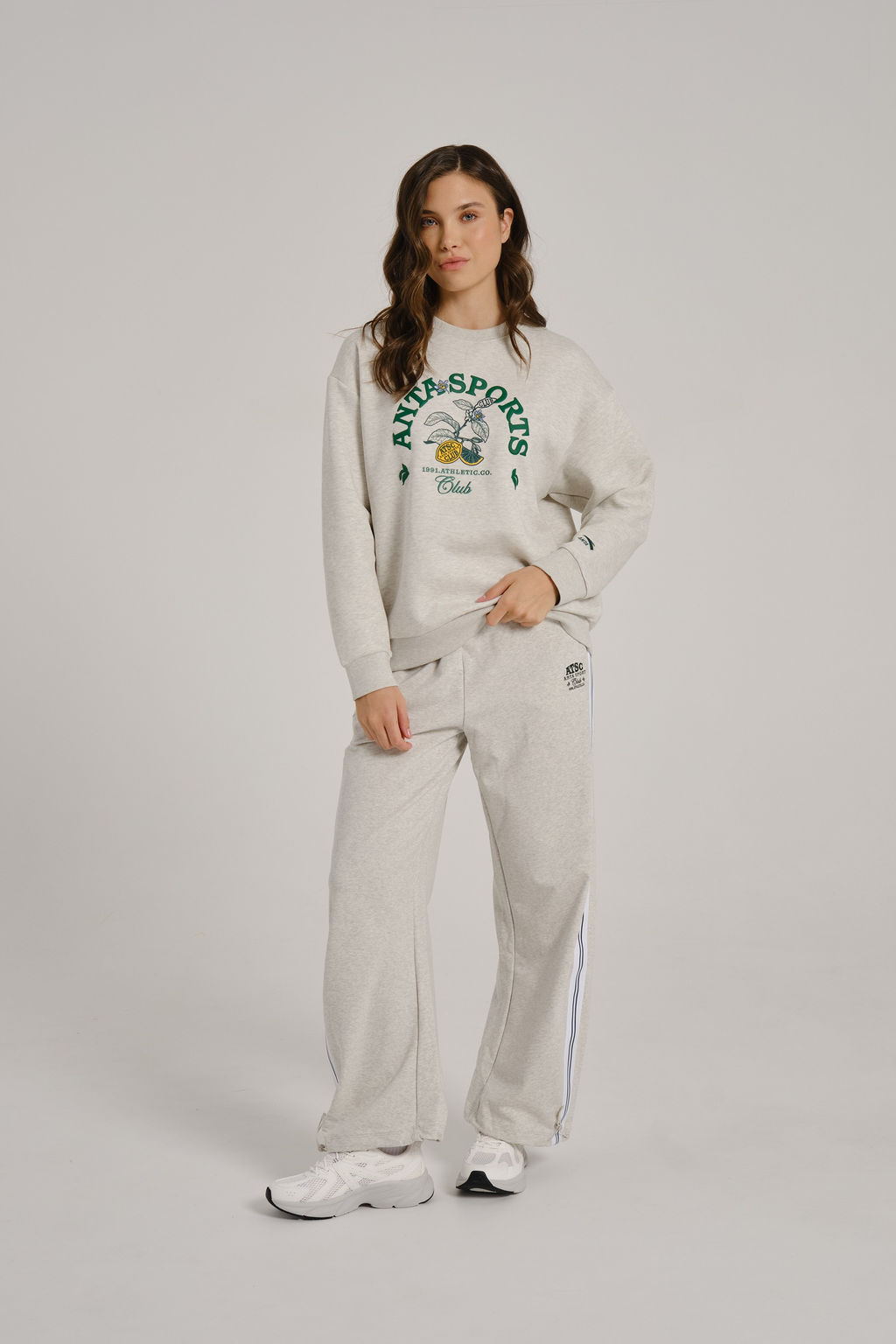 Брюки трикотажные Серый