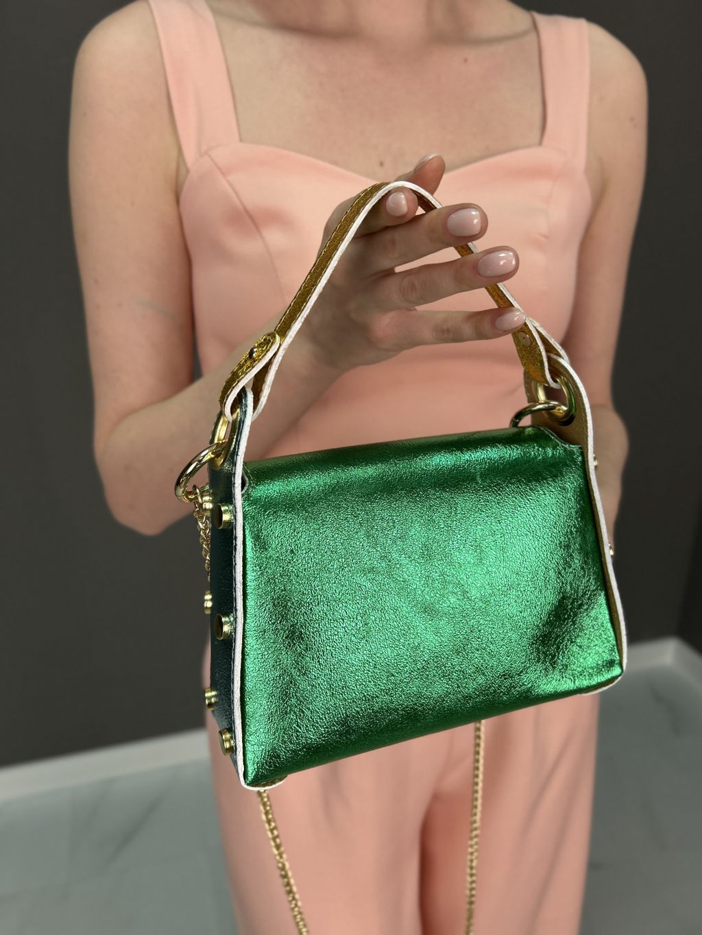 Сумка женская из телячьей кожи