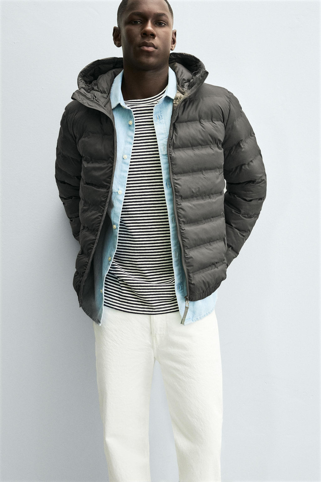 WATER-REPELLENT LIGHTWEIGHT PUFFER JACKET - Zara фото 5