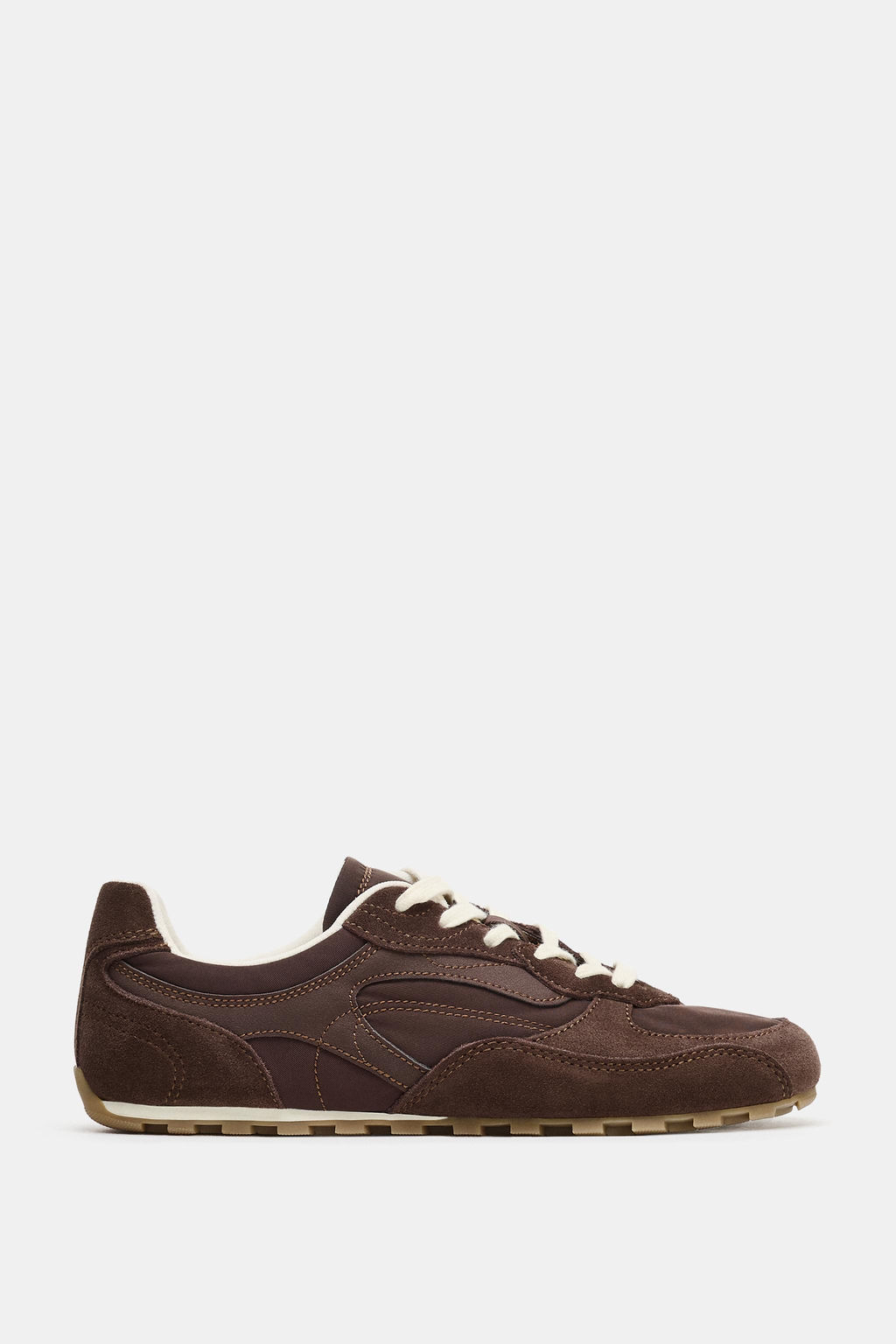 ZAPATILLA DEPORTIVA COMBINADA / Marr?n
