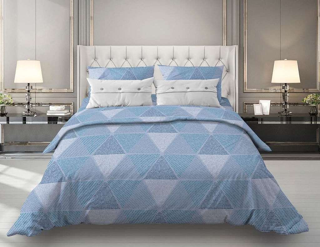 Наволочка 70*70 см, бязь Комфорт (Галактика, синий)