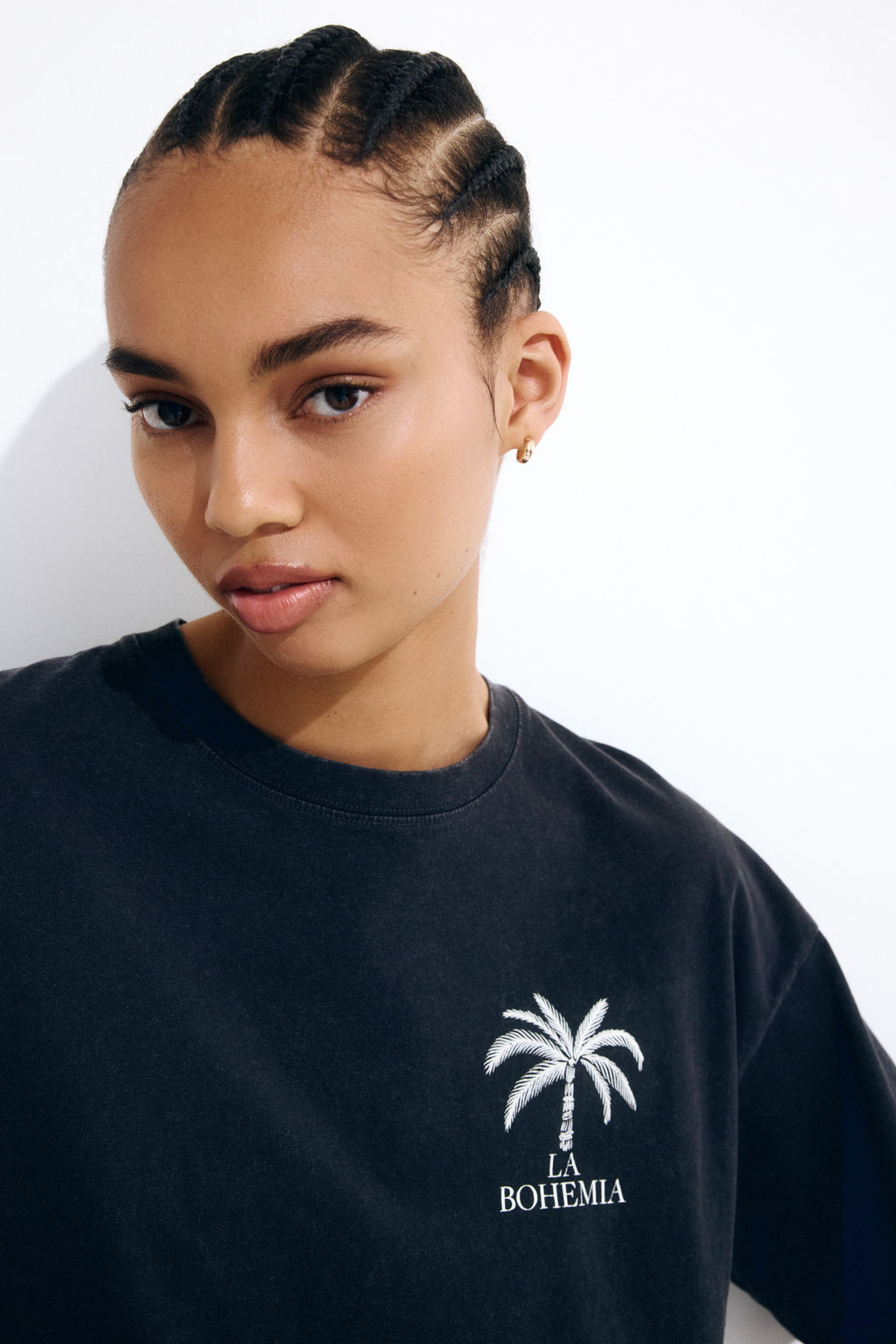 Camiseta oversize estampada - H&m фото 7