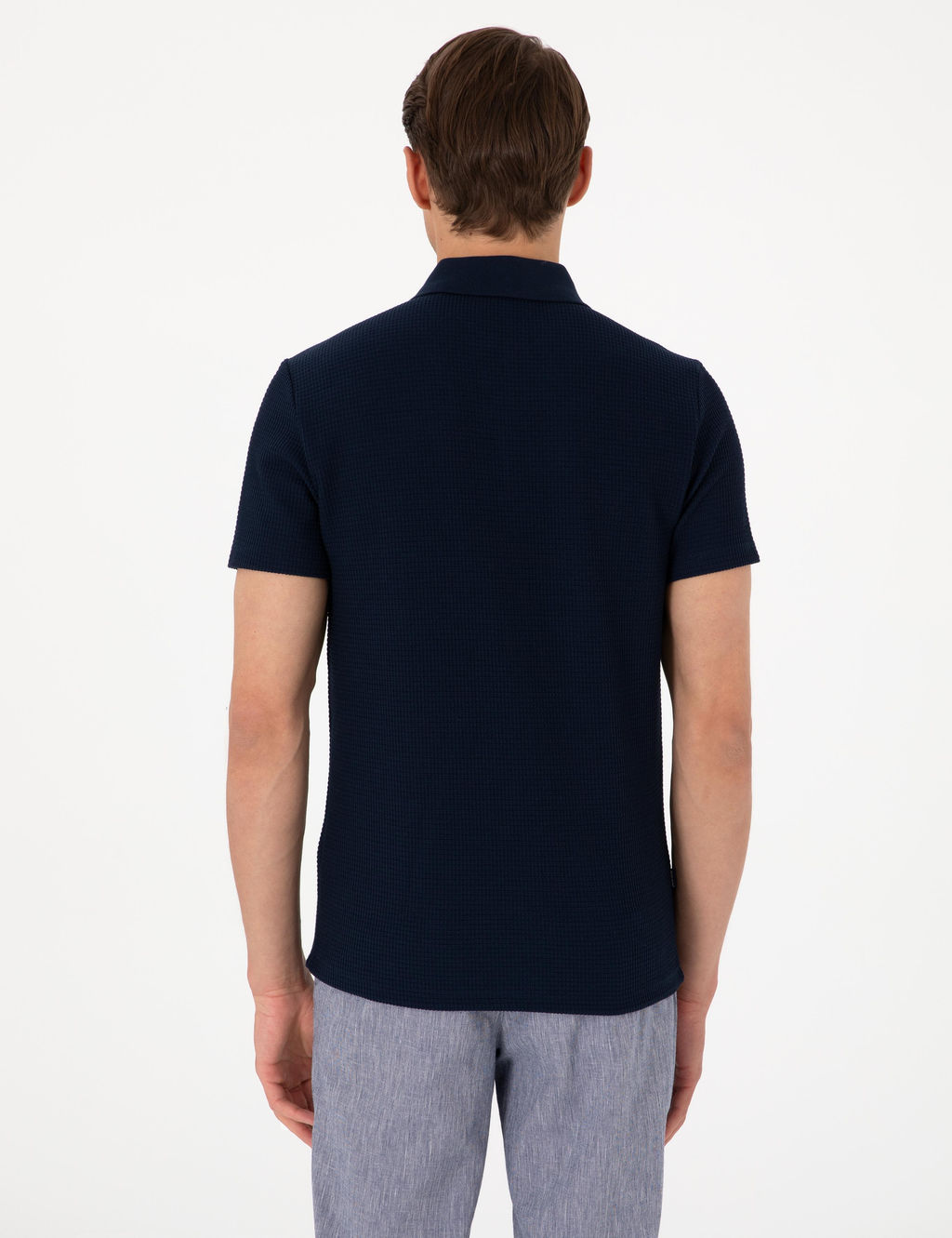 Lacivert Slim Fit Ti__rt - Pierre cardin фото 5