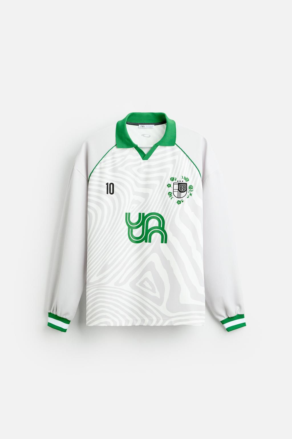 RETRO FOOTBALL POLO SHIRT - Zara фото 7