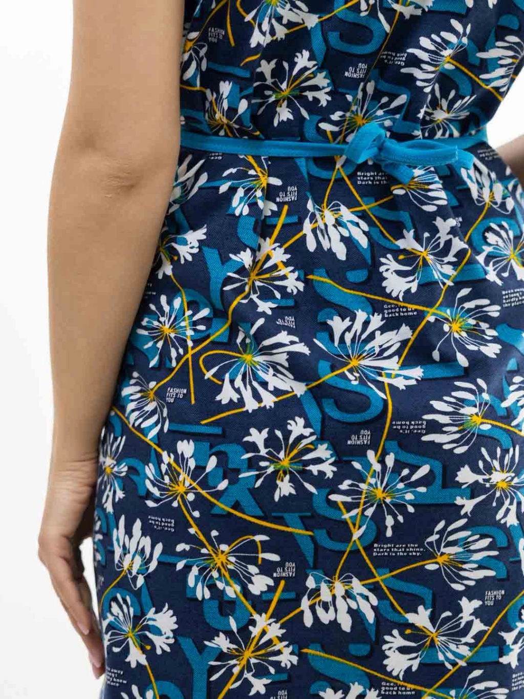 Халат женский, цвет синий