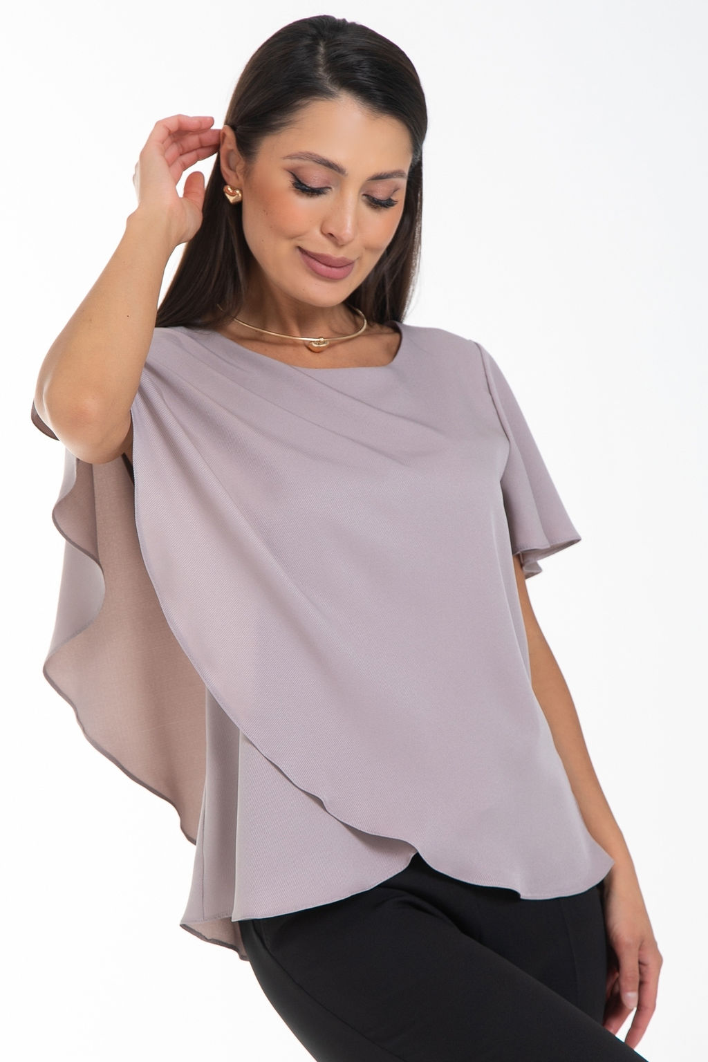 Блуза Яркое лето(латте)