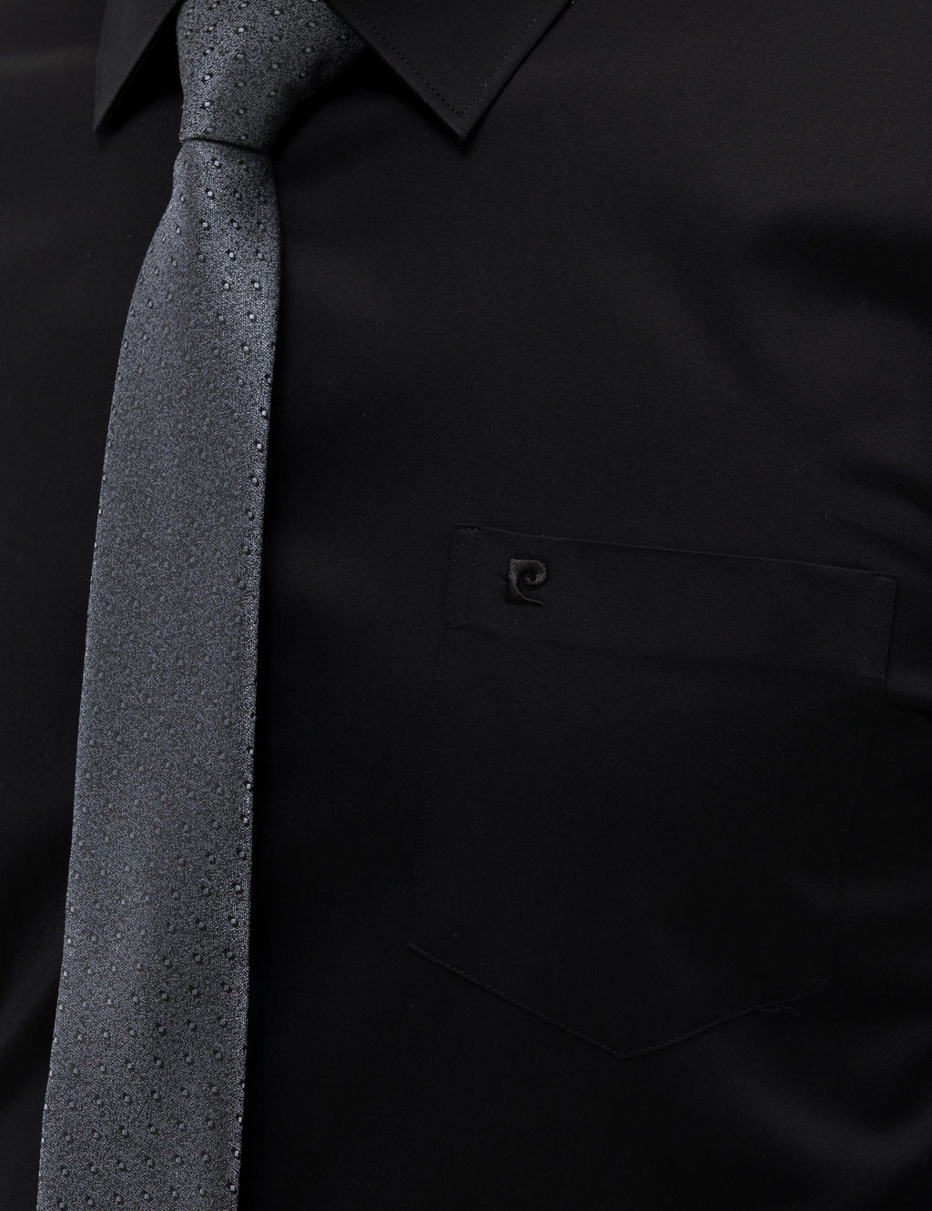 Siyah Regular Fit Uzun Kollu Klasik G_mlek - Pierre cardin фото 14