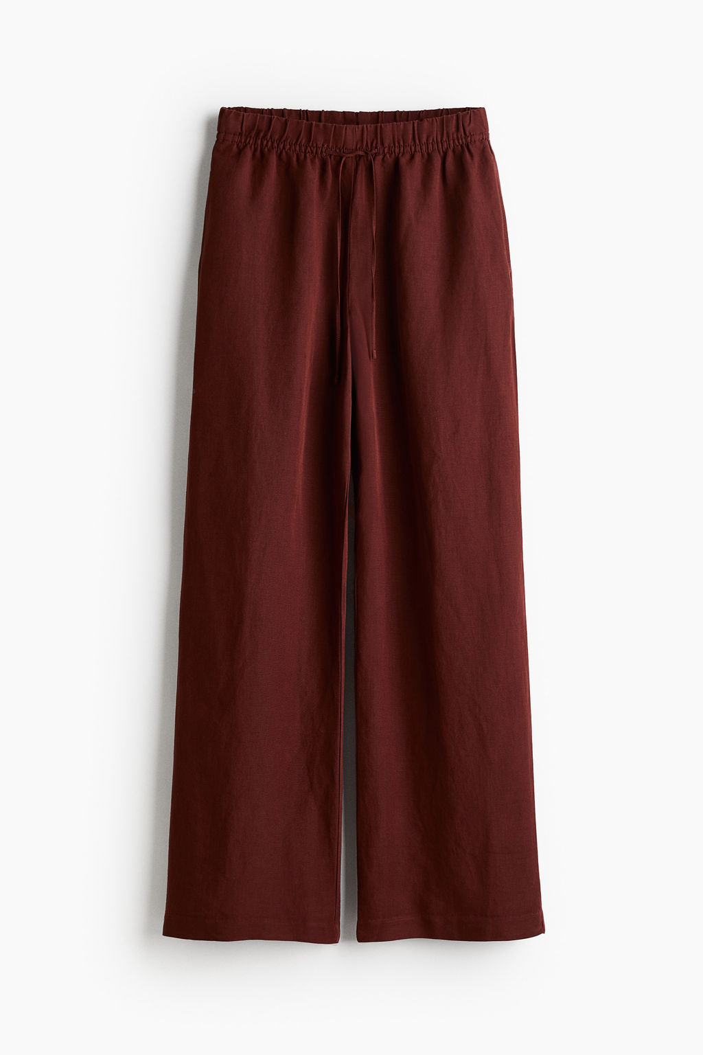 Pantalon sin cierre en mezcla de lino - H&m фото 10