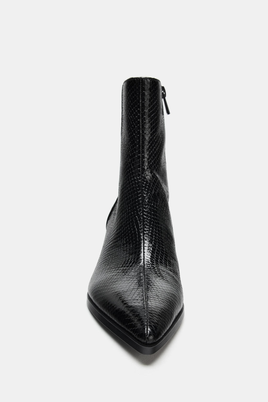 EMBOSSED HEEL ANKLE BOOTS - Zara фото 15