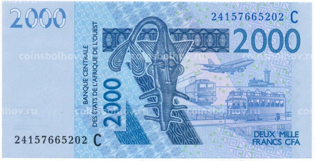 2000 франков 2003 (2024) года Западная Африка (С  Буркина-Фасо)