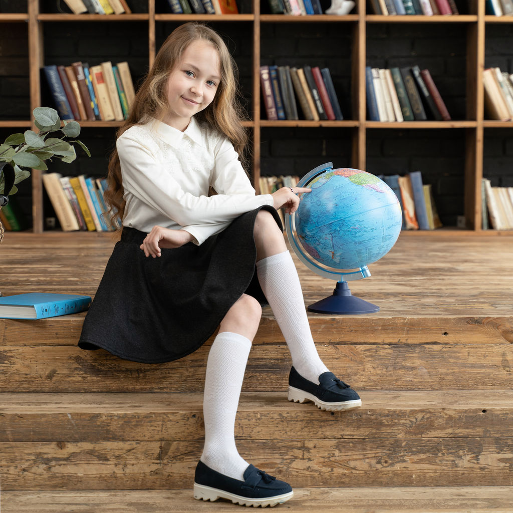 Джемпер детский школьный молочный Д-259 (140, 72)