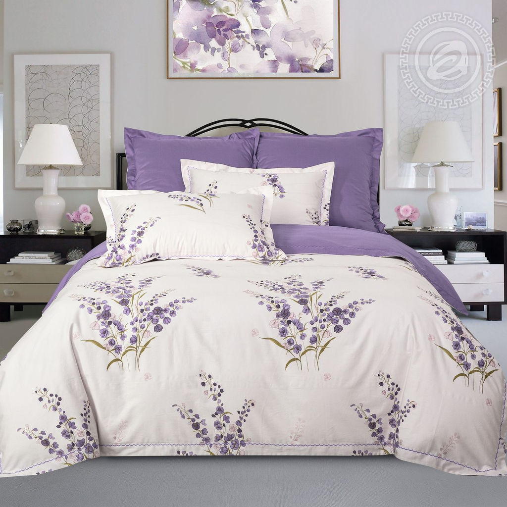 Постельное белье Пьера (мако-сатин) 2 сп. с Евро/Пододеяльник (молния, ушки): 1 шт.- 215*175; Простыня: 1 шт.- 240*240; Наволочка (молния, ушки): 2 шт.- 70*70; Наволочка (молния, ушки): 2 шт.- 50*70 Мако - сатин