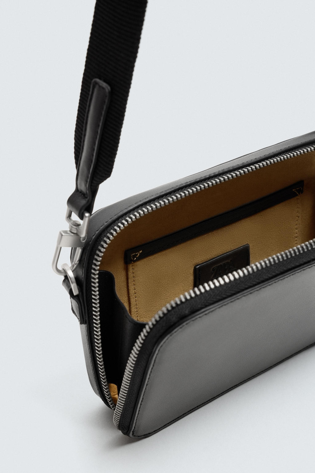 LEATHER CROSSBODY BAG - Zara фото 10