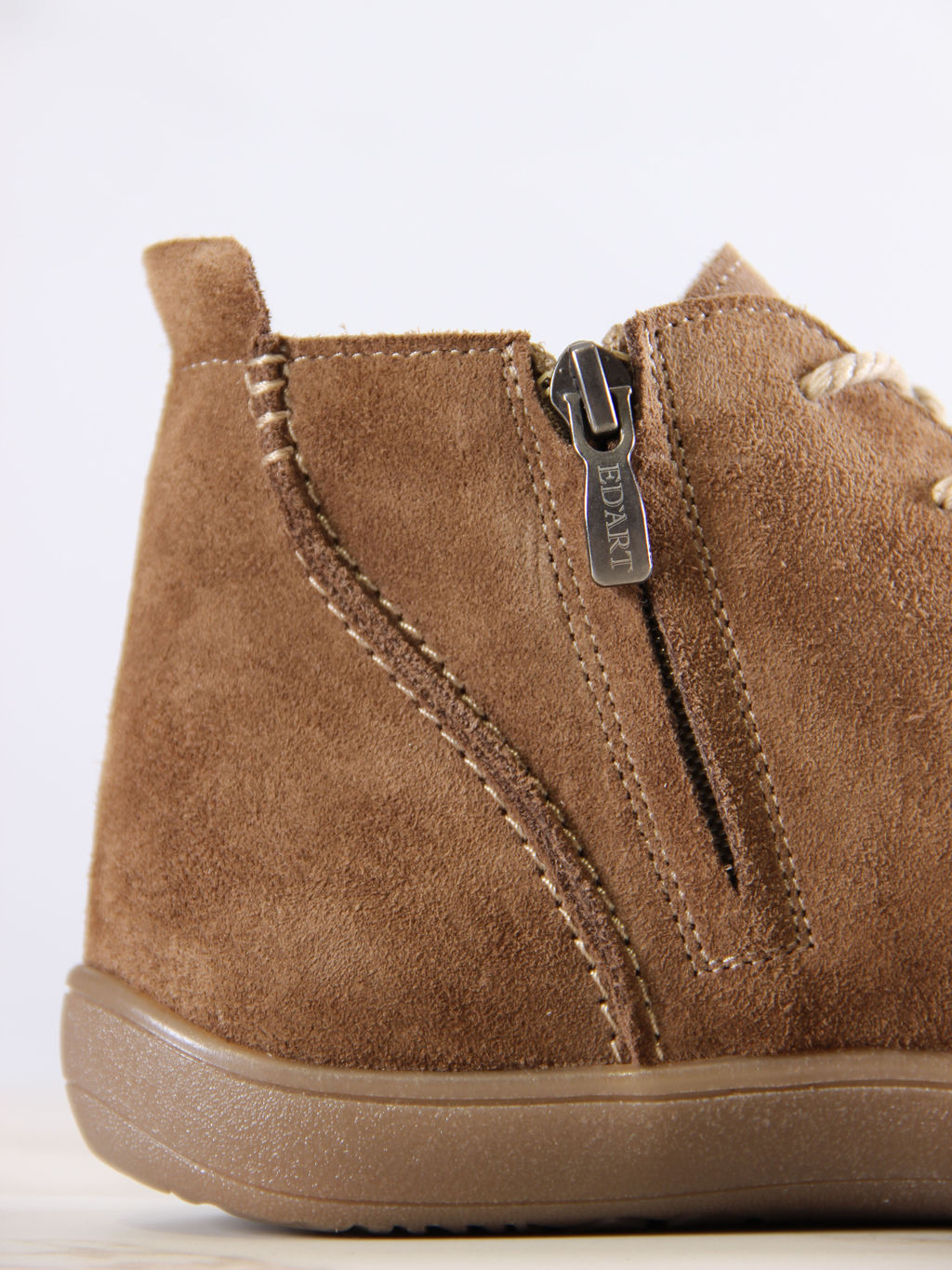 Босоногие ботинки EDART 210.NATAbr.Серо-коричневая замша/