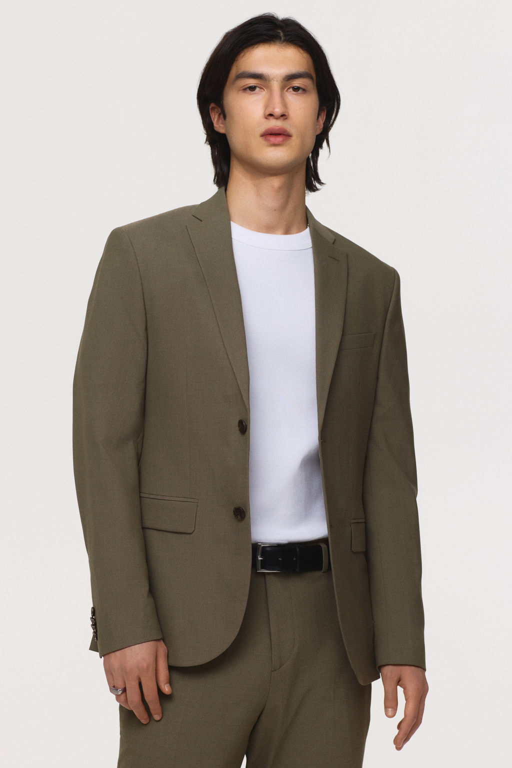 Americana de botonadura sencilla Slim Fit - H&m фото 4