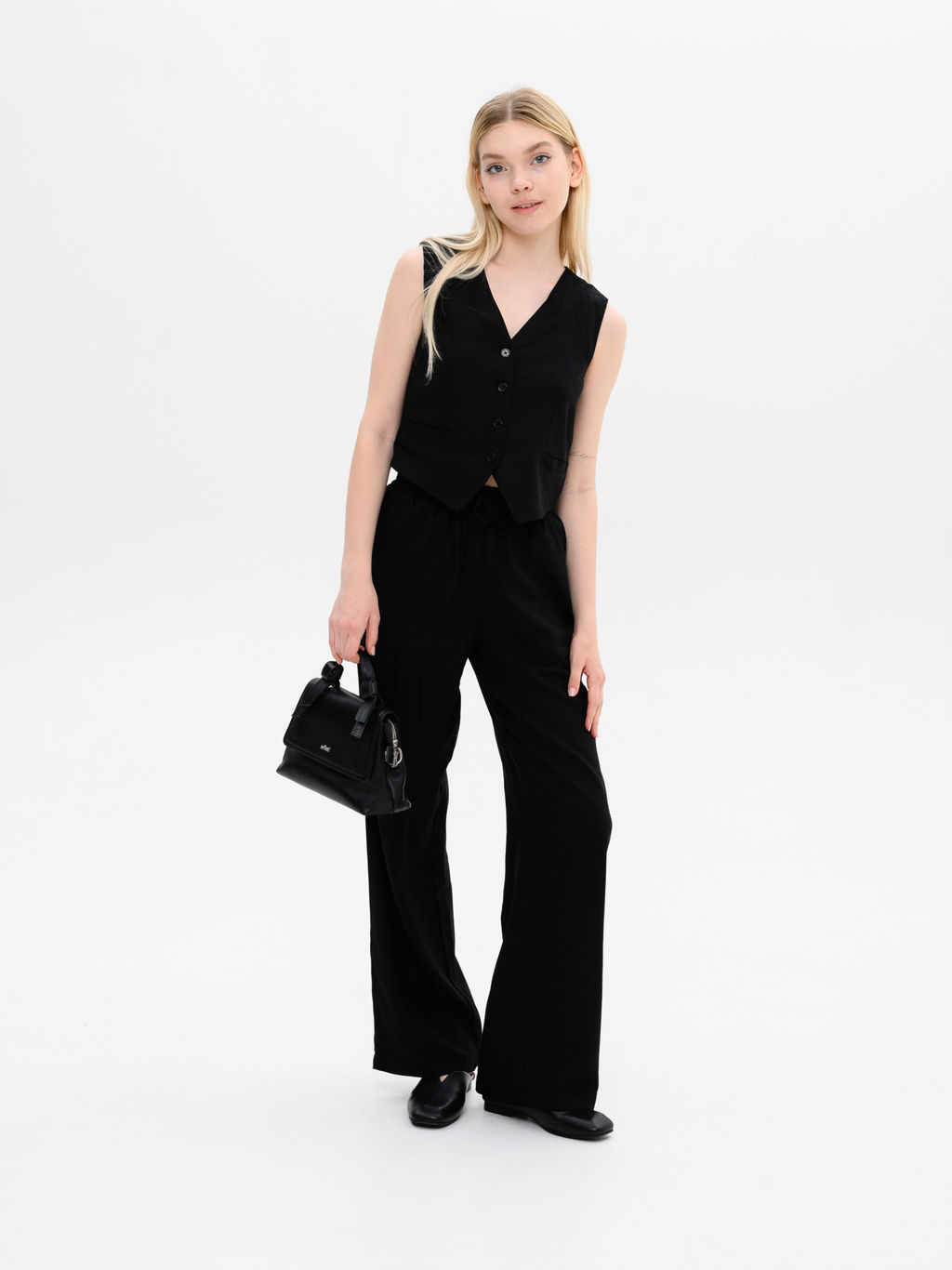 Мюли 1007.тунит205bl.Черный стар