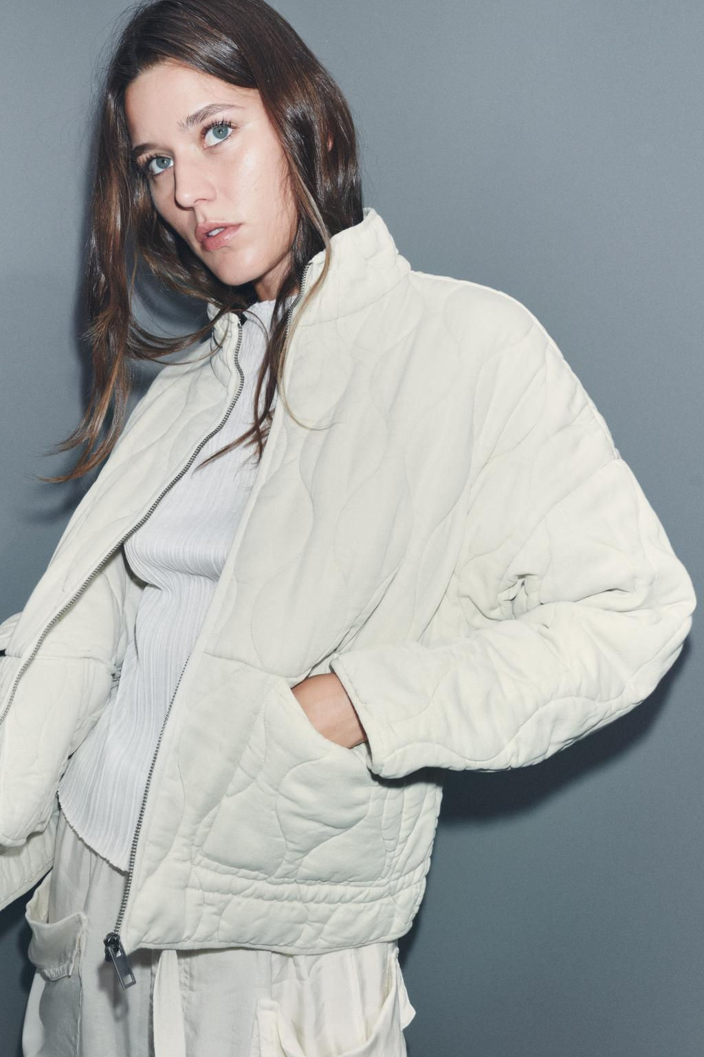 ZW COLLECTION PADDED JACKET - Zara фото 22