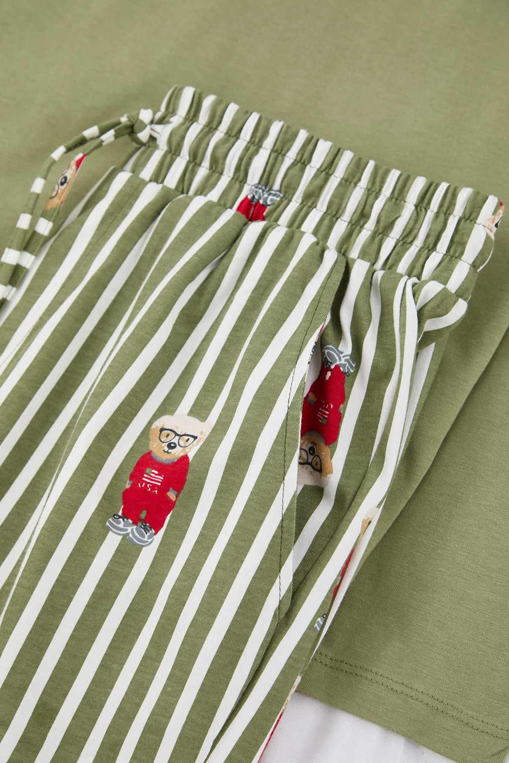 TRENDYOL MAN Gri Ay?c?kl? Regular Fit Orme Pijama Tak?m? TMNAW25PT00055 - Trendyolmilla фото 5