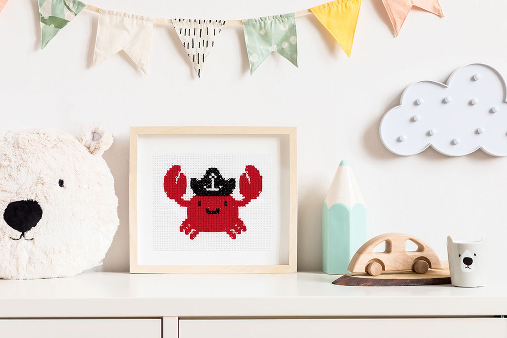 Klart набор для вышивания 12-047 Крабик 11.5 х 9.5 см