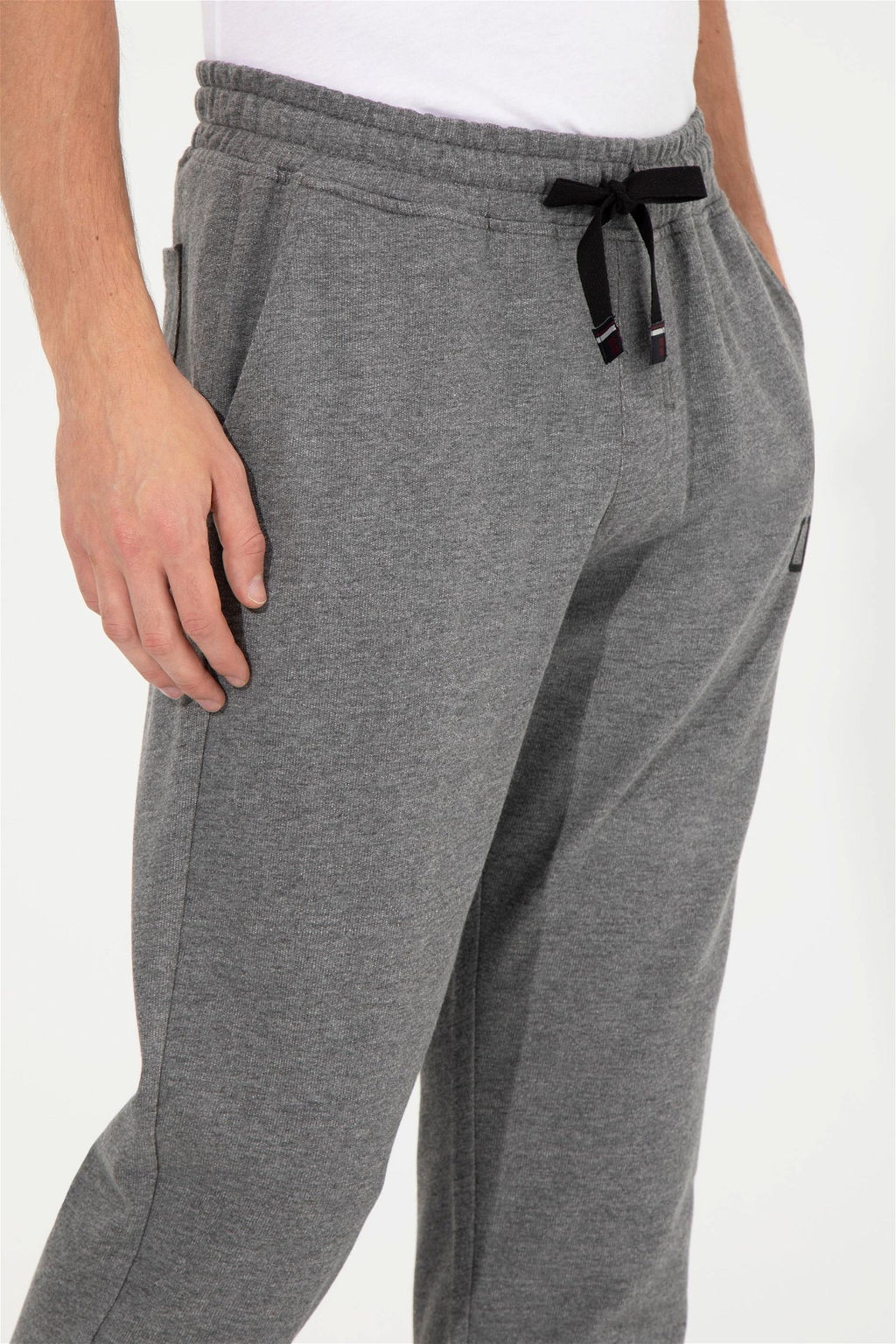 Мужские спортивные штаны антрацитового меланжа - U.s. polo assn фото 6