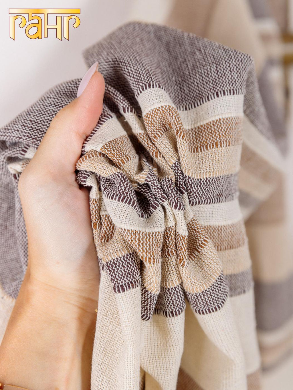 Покрывало самотканое х/б 150х225 №Ткп-150/7 - Ганг фото 7