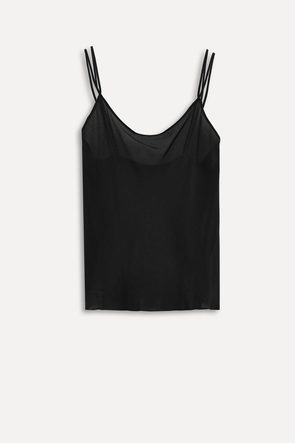 SILK CAMISOLE TOP 50TH ANNIVERSARY - Zara фото 2