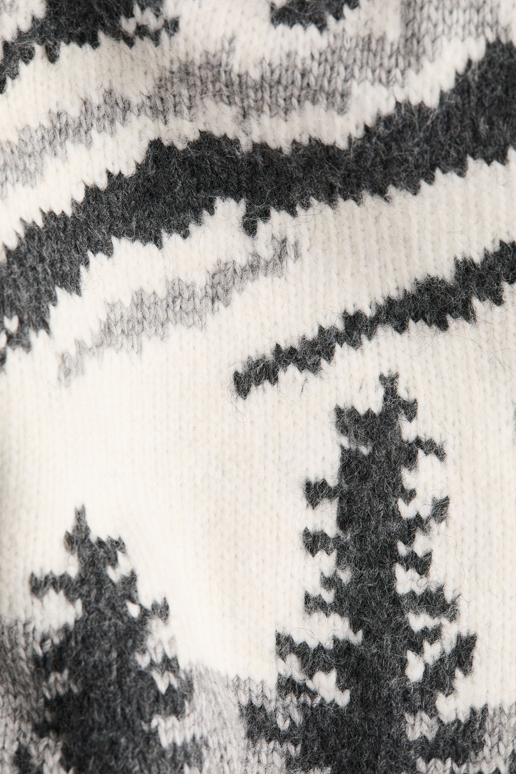 Jersey de cuello alto en punto jacquard - H&m фото 3