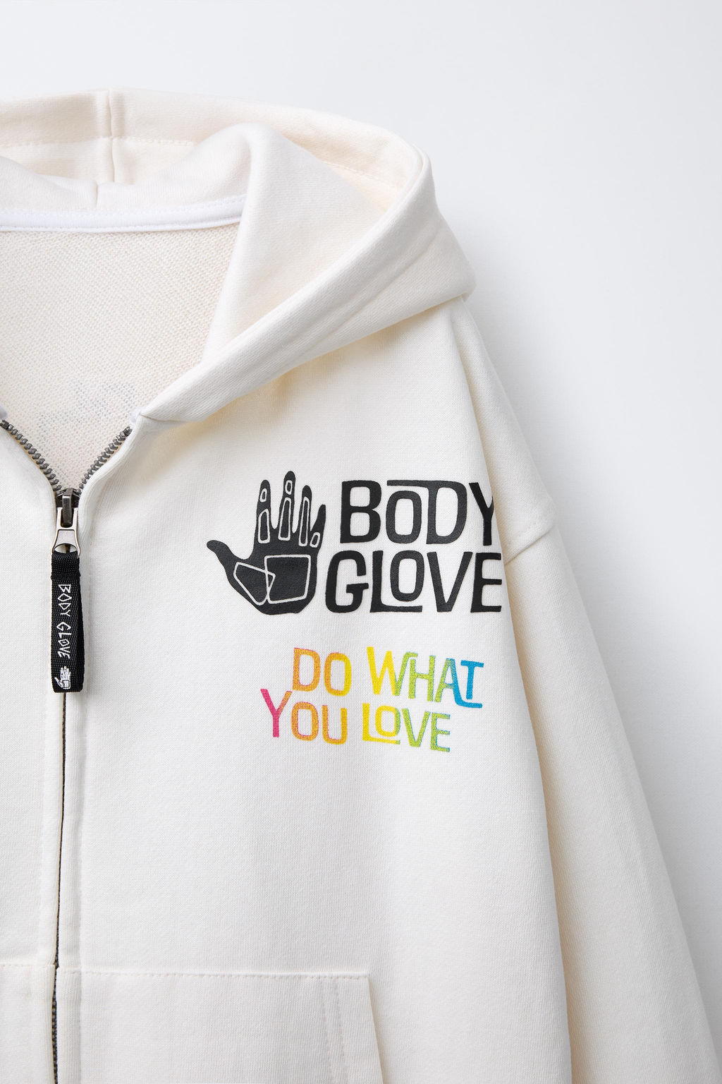 ZARA X BODY GLOVE ® ZIP-UP HOODIE  фото 3