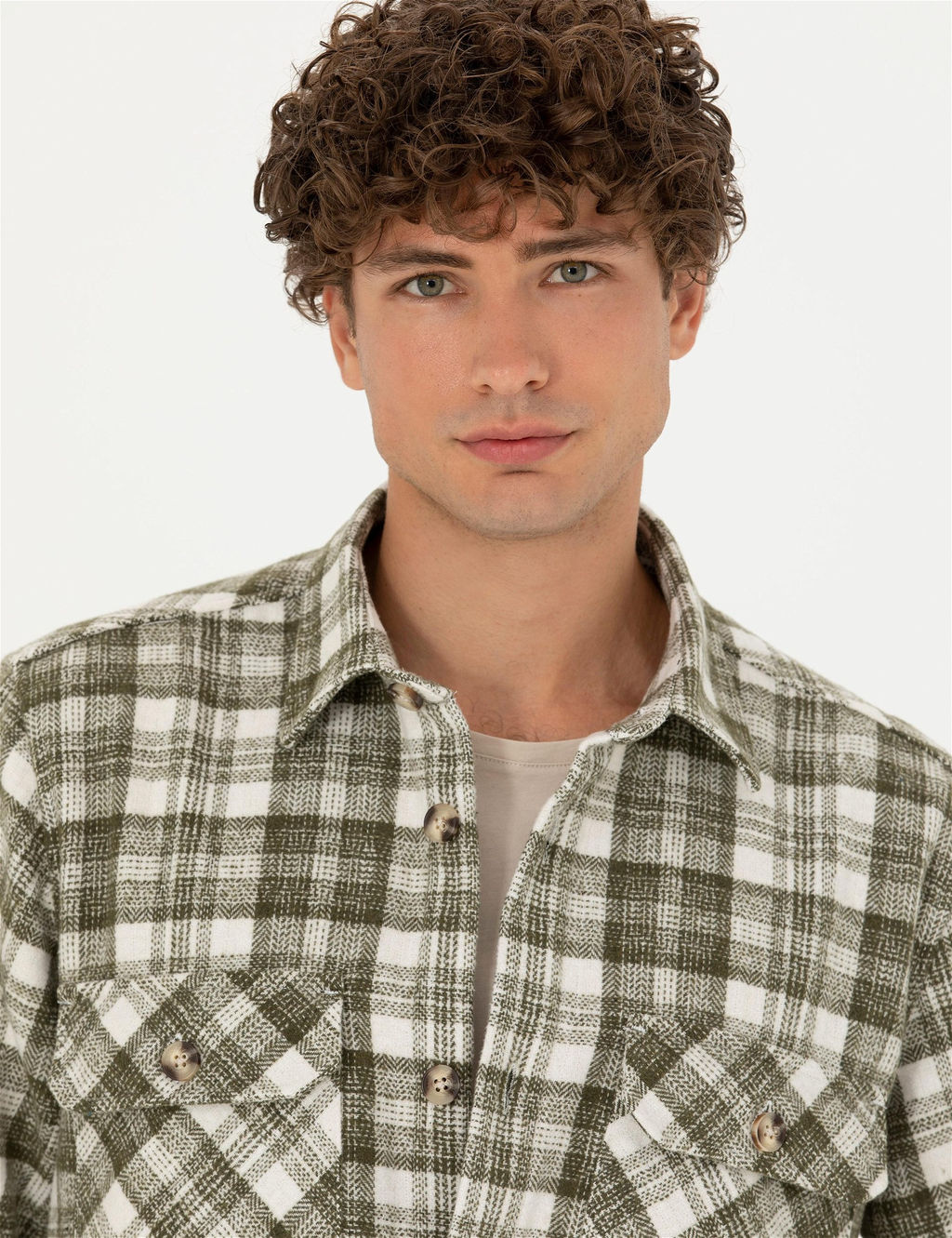 Haki Oduncu Oversize G_mlek - Pierre cardin фото 2