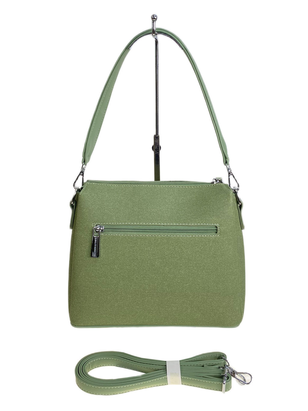 Женская сумка из искусственной кожи, цвет зеленый - Greta фото 2