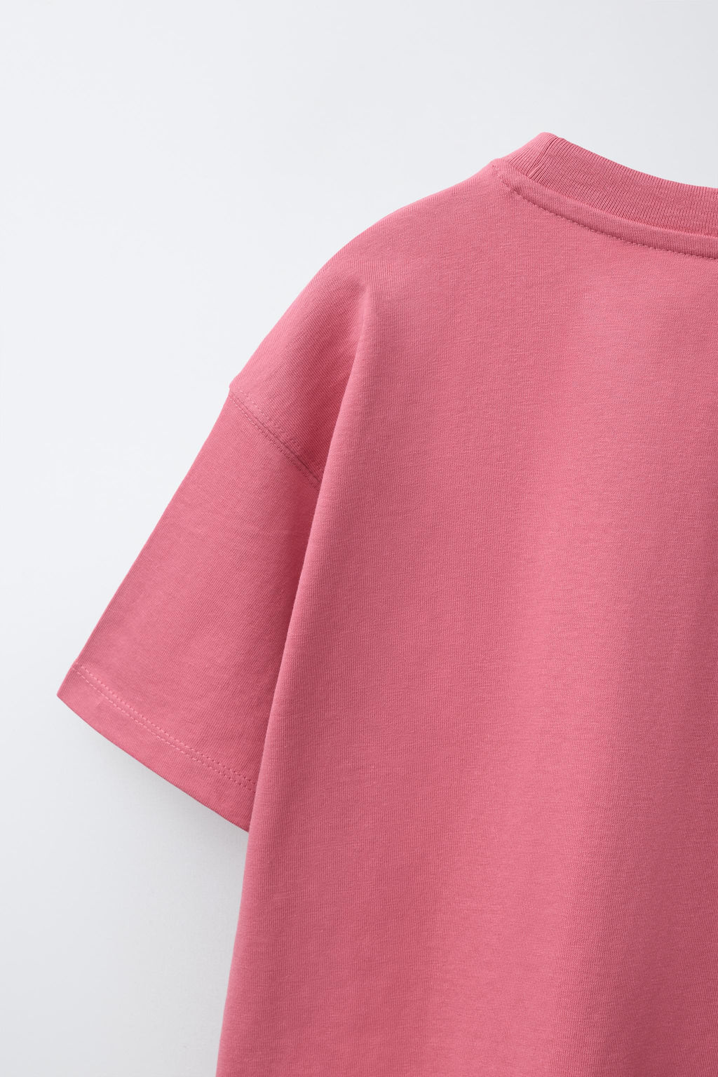 CAMISETA LISA / Rosa lavado - Zara фото 7