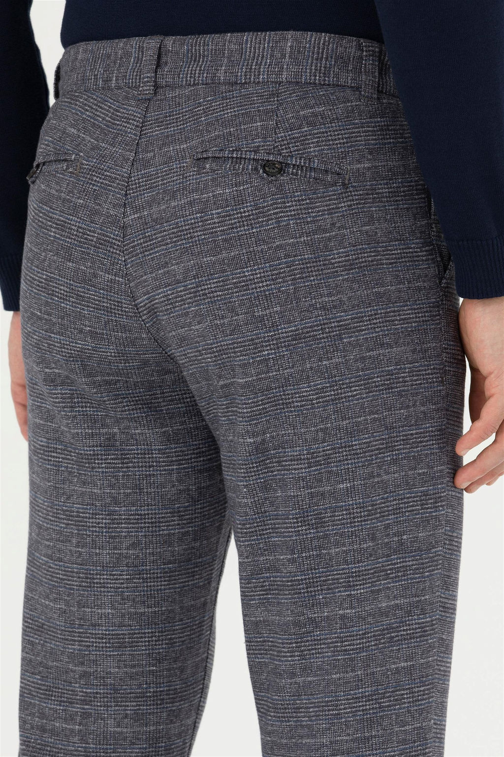 Мужские темно-синие брюки из плотной ткани - U.s. polo assn фото 7