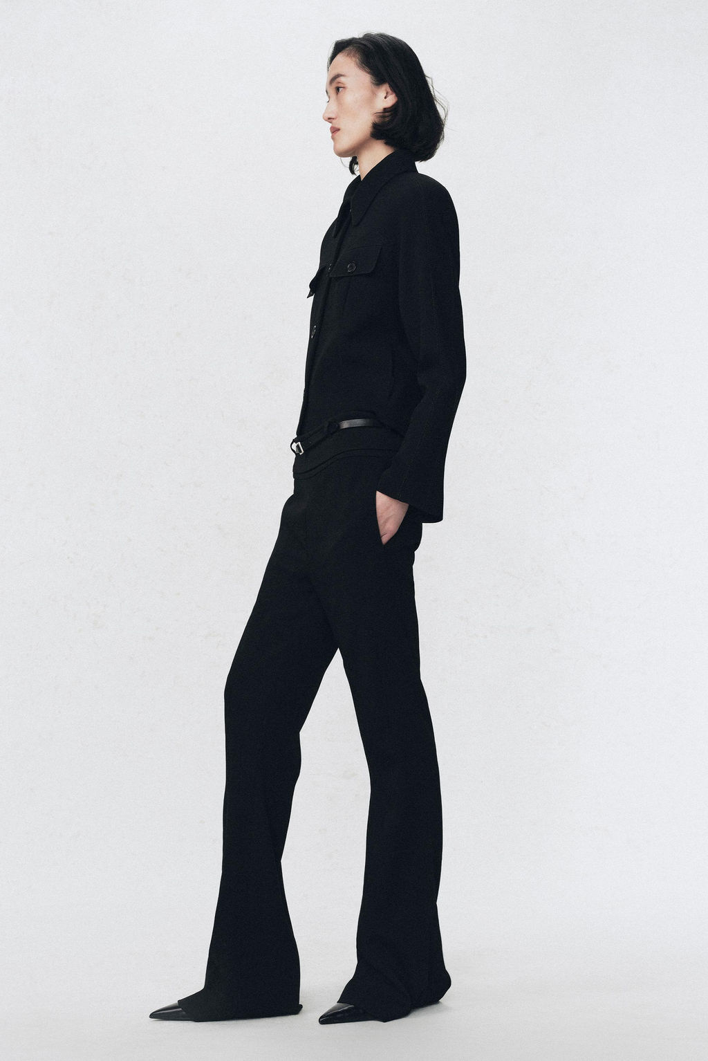 SOSHIOTSUKI X ZARA TURN-UP WAIST TROUSERS  фото 9