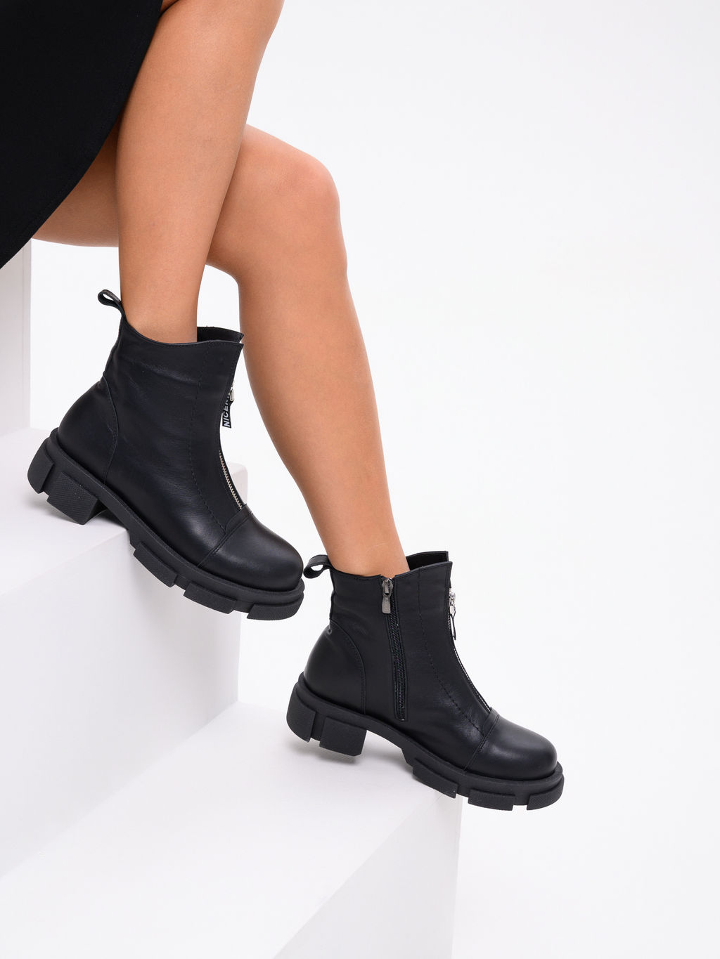 Ботинки 330.21074.black/Шерсть