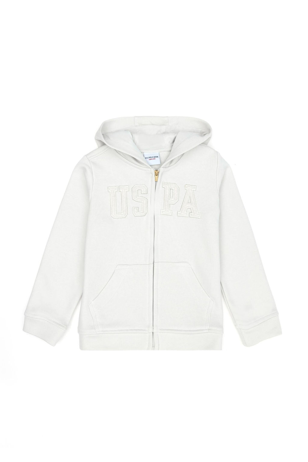 K_z _ocuk Ta_ Fermuarl_ Basic Sweatshirt