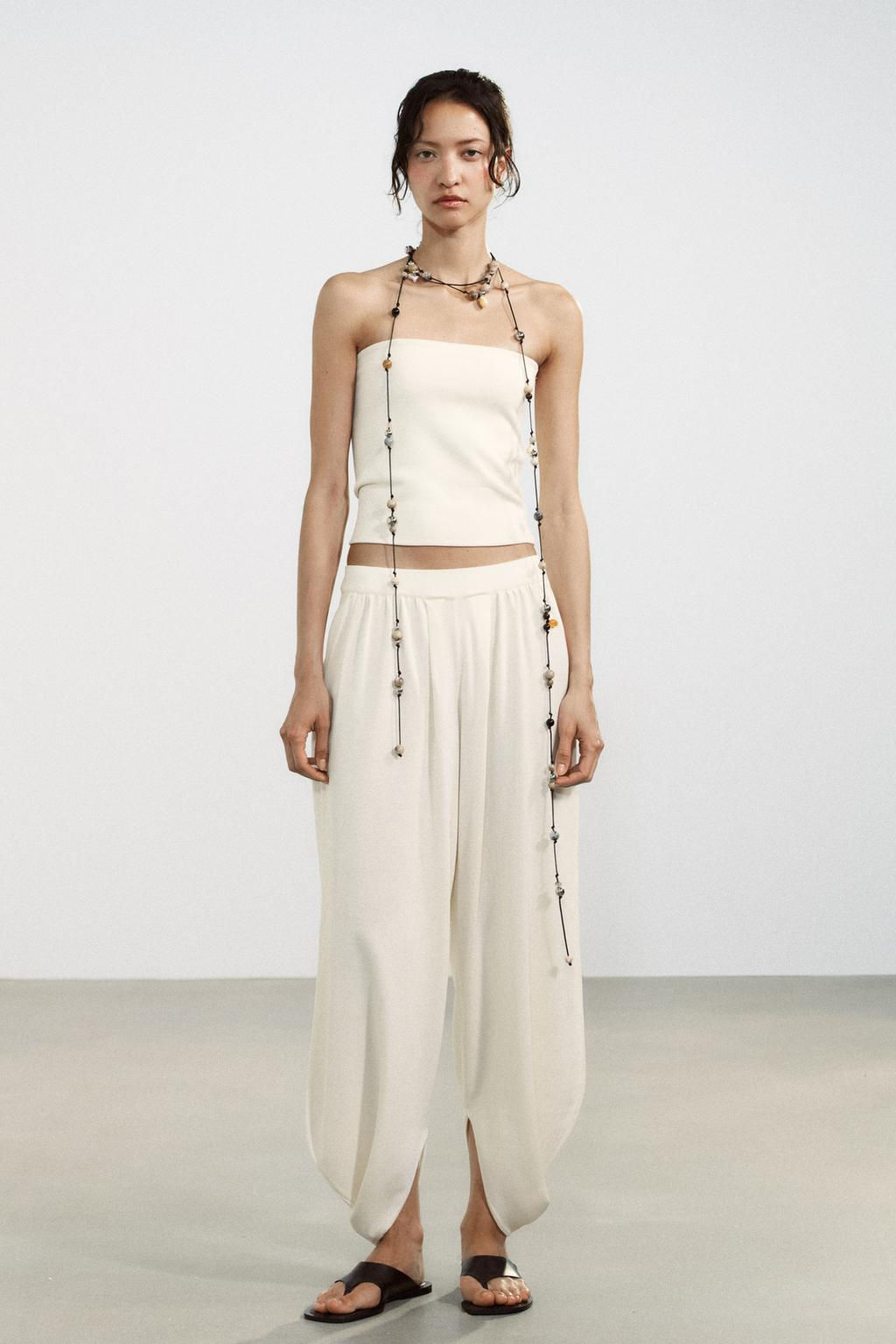 PUFFY KNIT TROUSERS - Zara фото 5