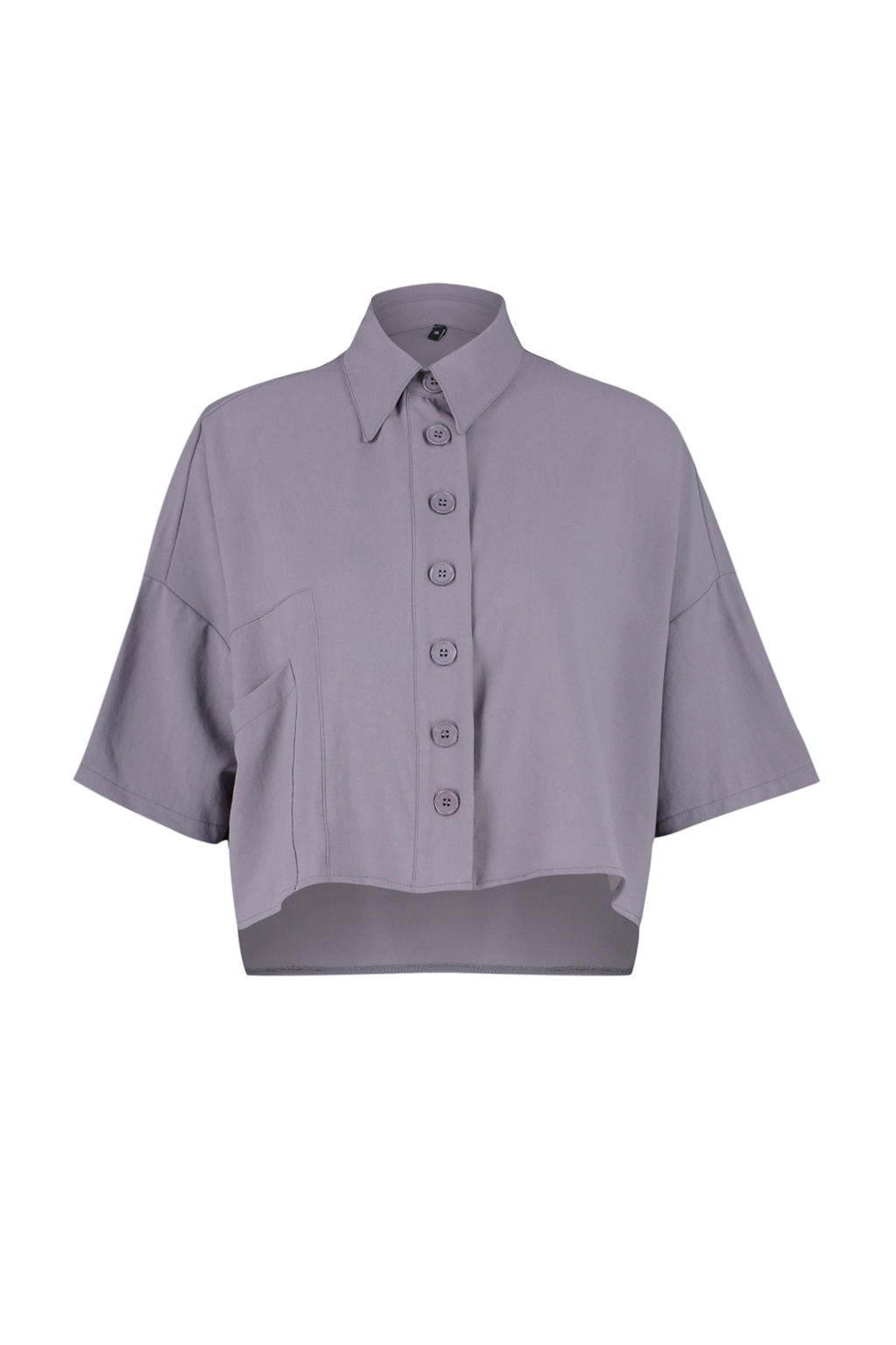 TRENDYOLMILLA Beyaz Oversize Genis Kal?p Fakir Kol Dokuma Gomlek TWOSS20GO0381  фото 24
