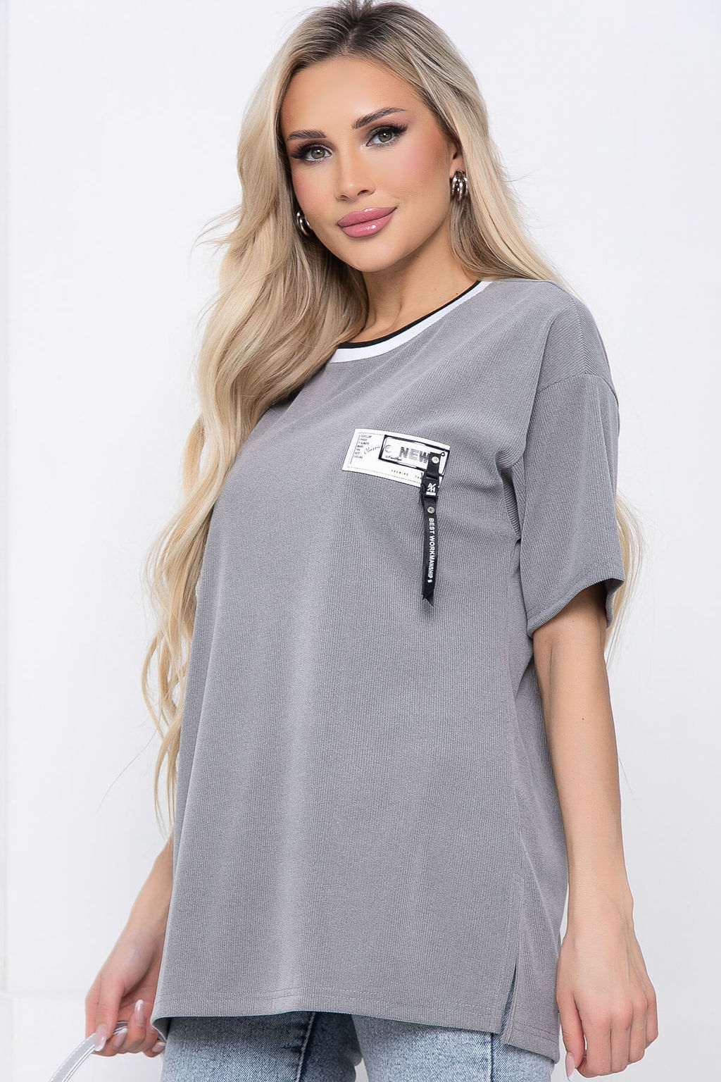 Джемпер Ника (серый) Б8339 - Lt collection фото 7