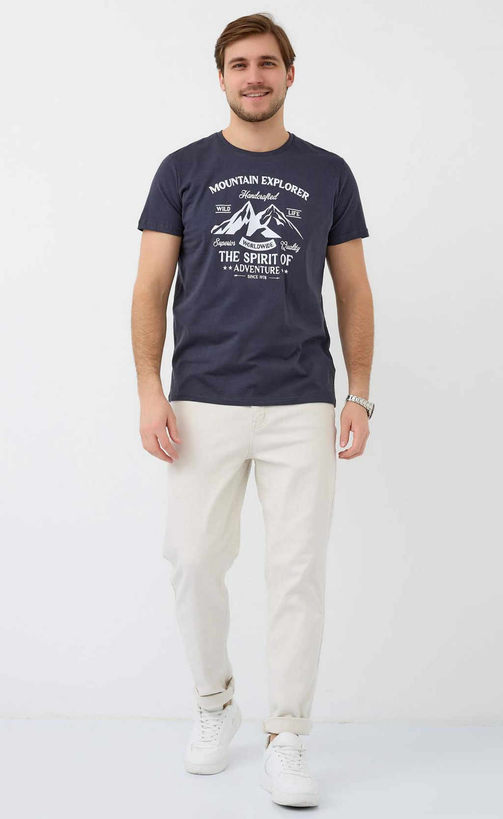 Футболка F511-06-882 d.grey - Fine joyce фото 4