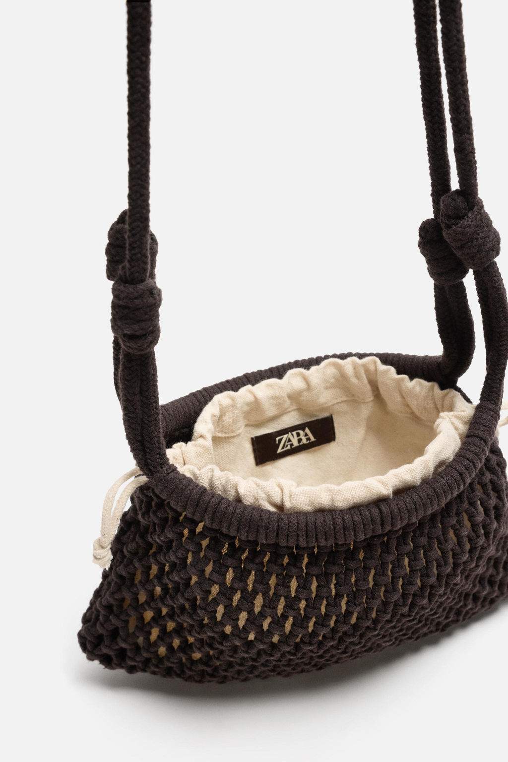 MACRAM_ CROSSBODY BAG - Zara фото 6