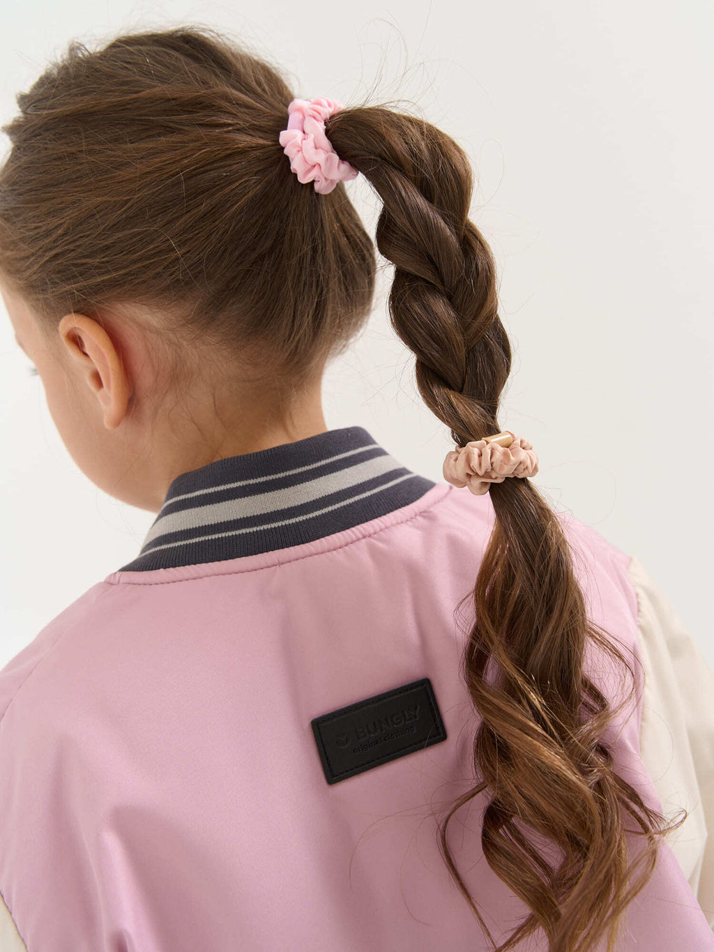Резинки для волос Беж/Роза 4 шт - Bungly фото 6