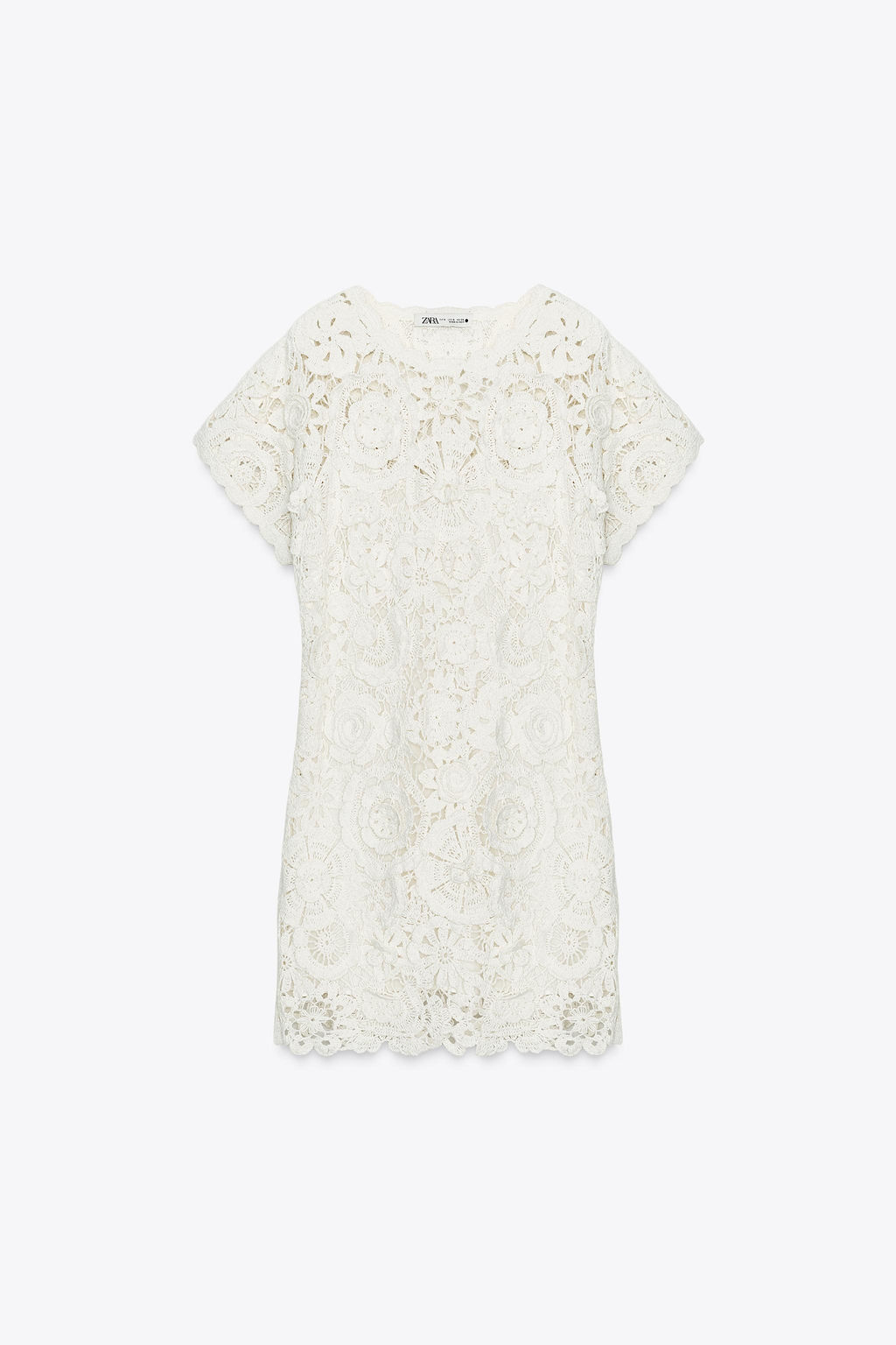 CROCHET MINI DRESS ZW COLLECTION - Zara фото 3