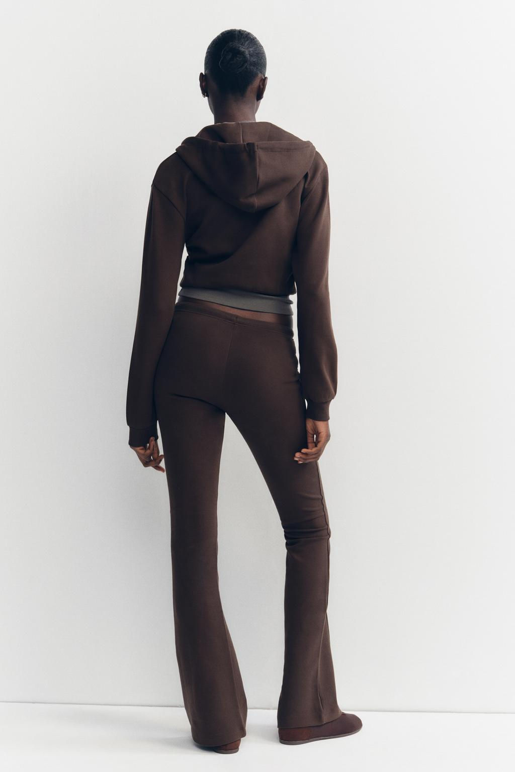 CROPPED INTERLOCK SWEATSHIRT - Zara фото 22