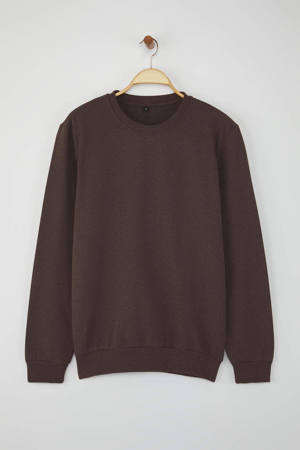 Kahverengi Regular/Normal Kesim Ici Polar/S?cak Tutan Sweatshirt TMNAW21SW1208