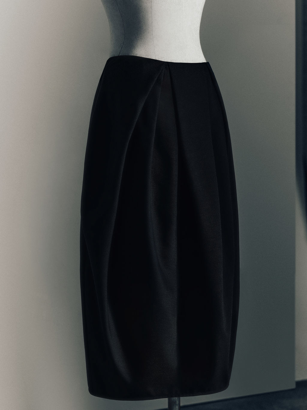 FALDA TULIP?N MIDI DE LANA PLISADA - H&m фото 6