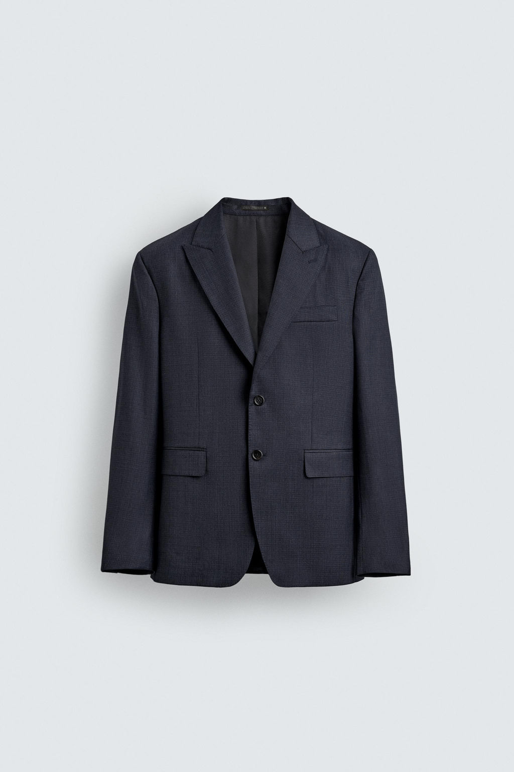 BLAZER TRAJE ESTRUCTURA 100% LANA / Marino - Zara фото 8