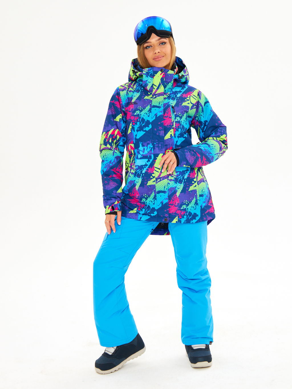 Женская горнолыжная сноубордическая куртка Alpha Endless Ultra Chaleur SNB 423/316_8 Разноцветный  фото 30