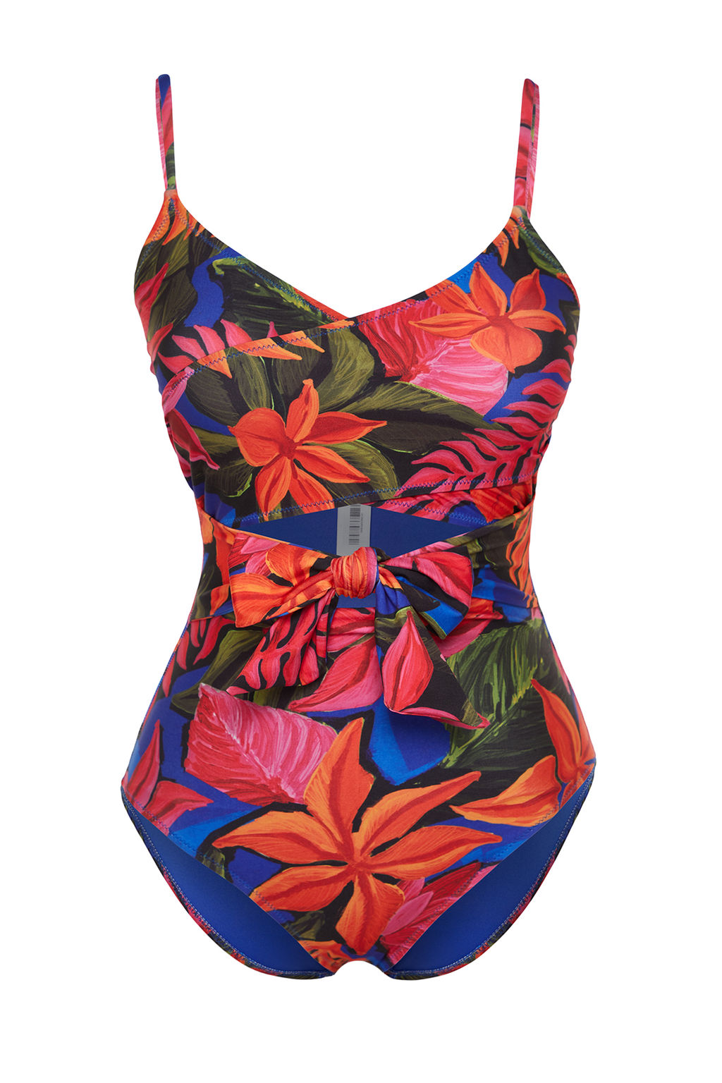 TRENDYOLMILLA Cicek Desenli Kruvaze Baglamal? Regular Mayo TBESS20MA0031  фото 7